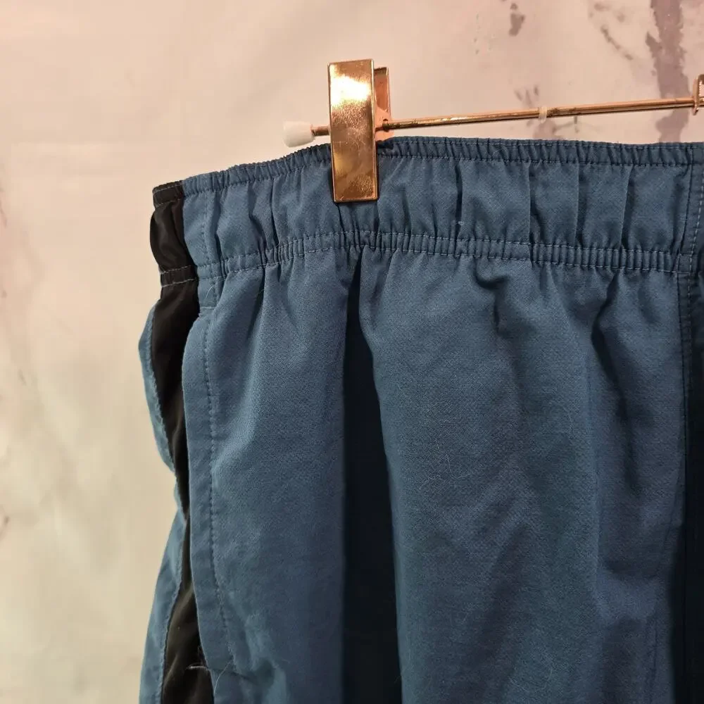 The North Face Shorts Mens Large Lined Running Blue Black Climbing Bike